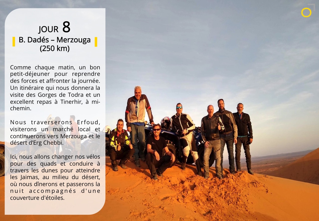 Voyage à moto Maroc Dades Merzouga