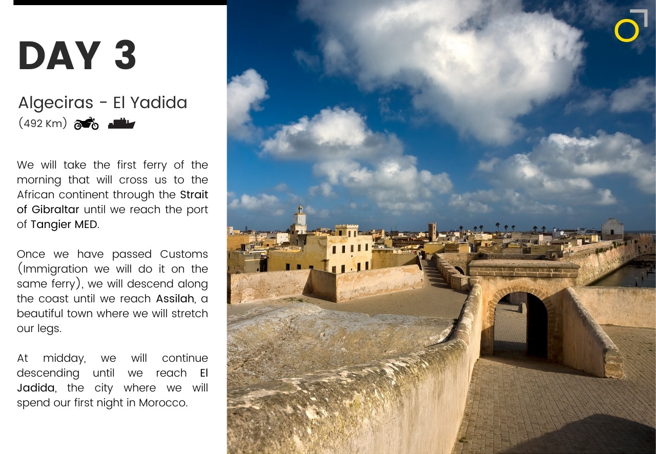 motorcycle tour morocco Marbella Casablanca