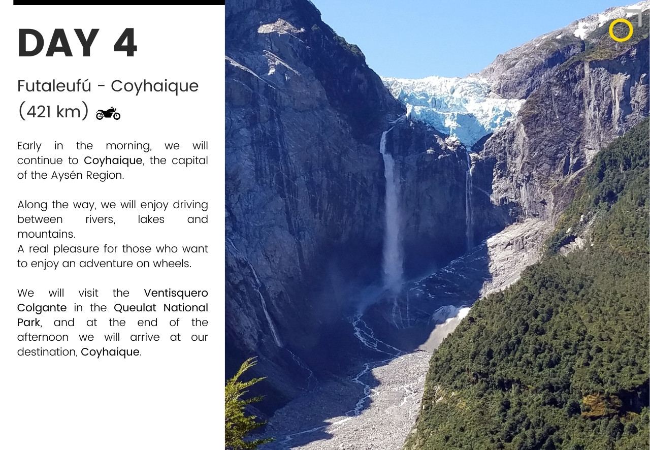 Motorcycle tour Patagonia Esquel Coyhaique