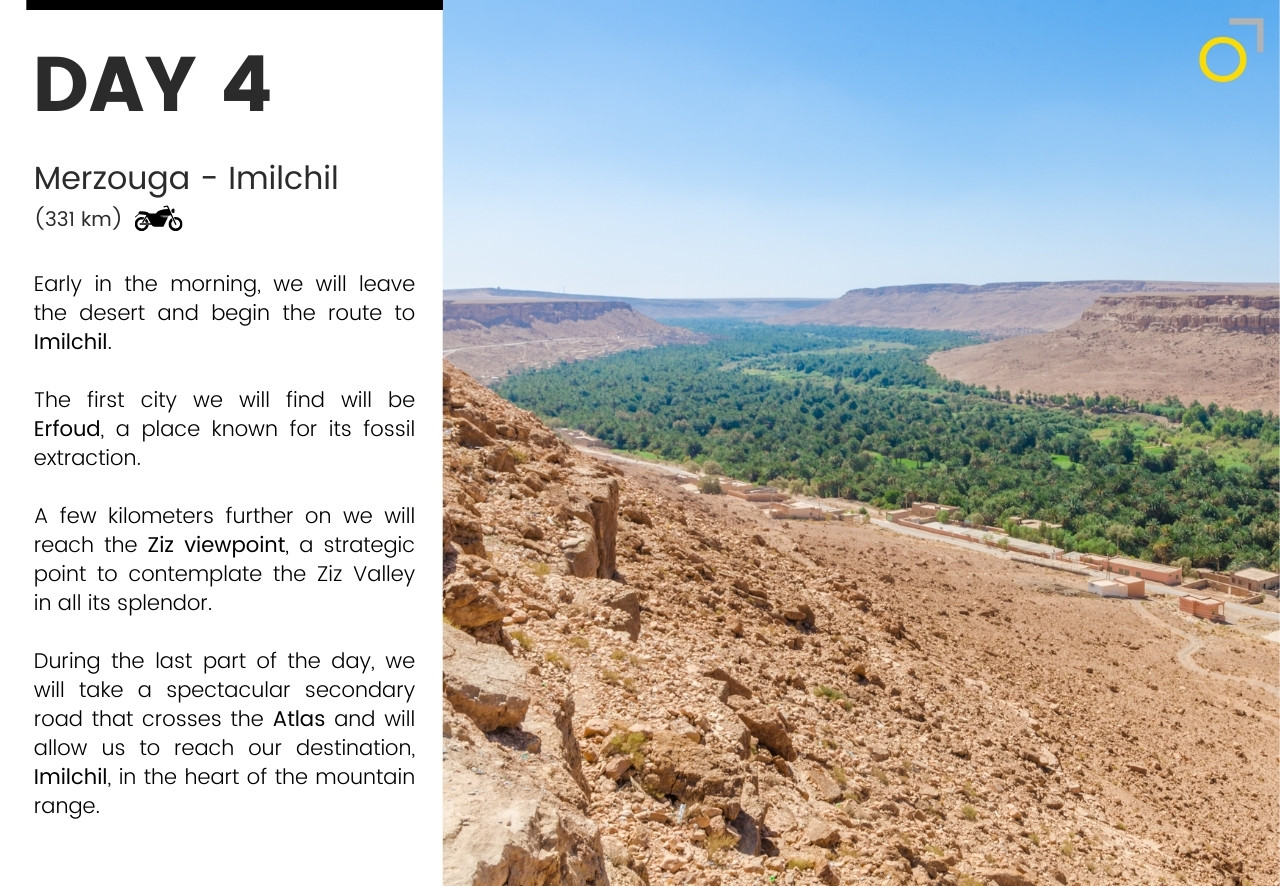 Motorcycle tour morocco dades merzouga