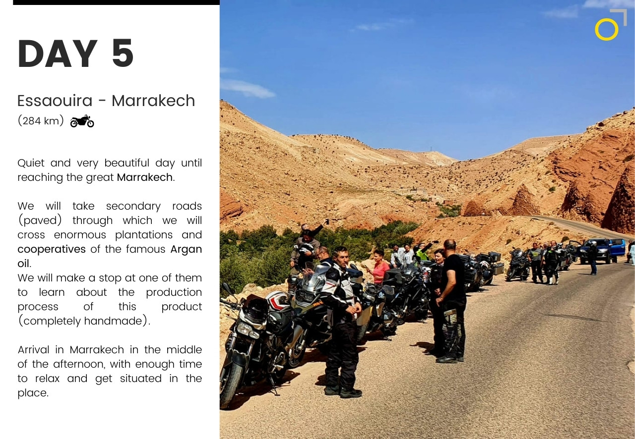 motorcycle tour morocco Essaouira Marrakech