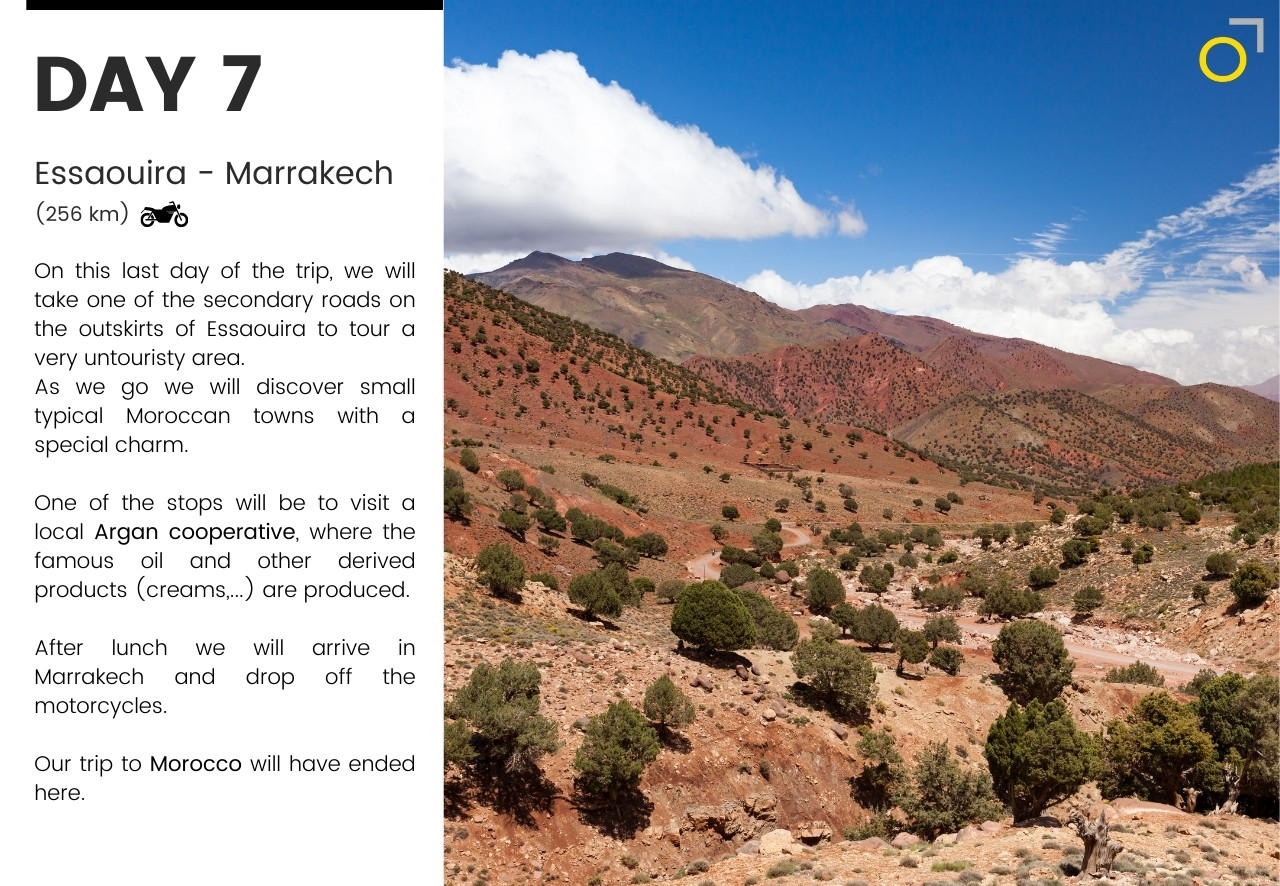 Motorcycle tour morocco casablanca essaouira