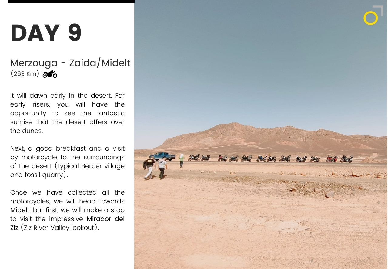 motorcycle tour morocco Dades Merzouga