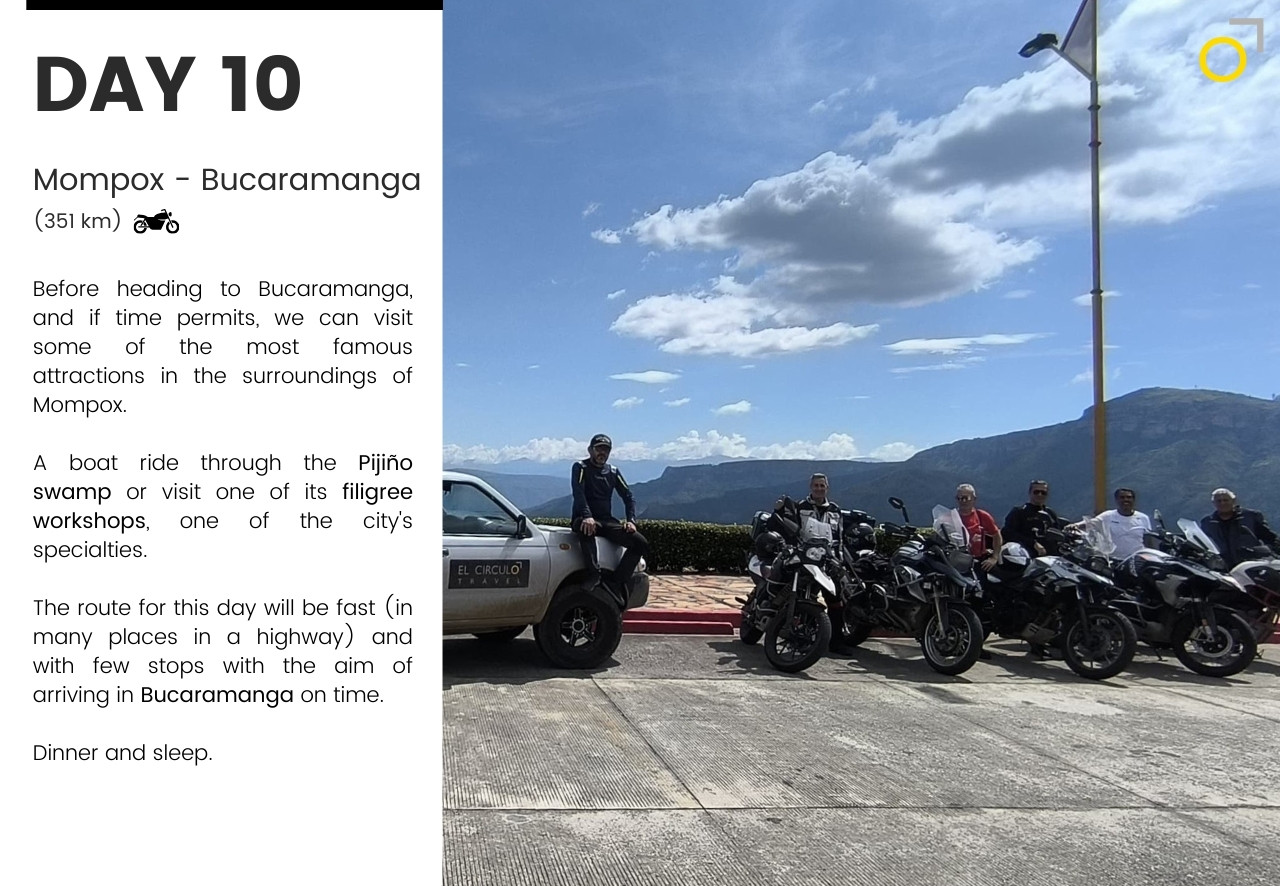 Motorcycle tour colombia Riohacha Mompox