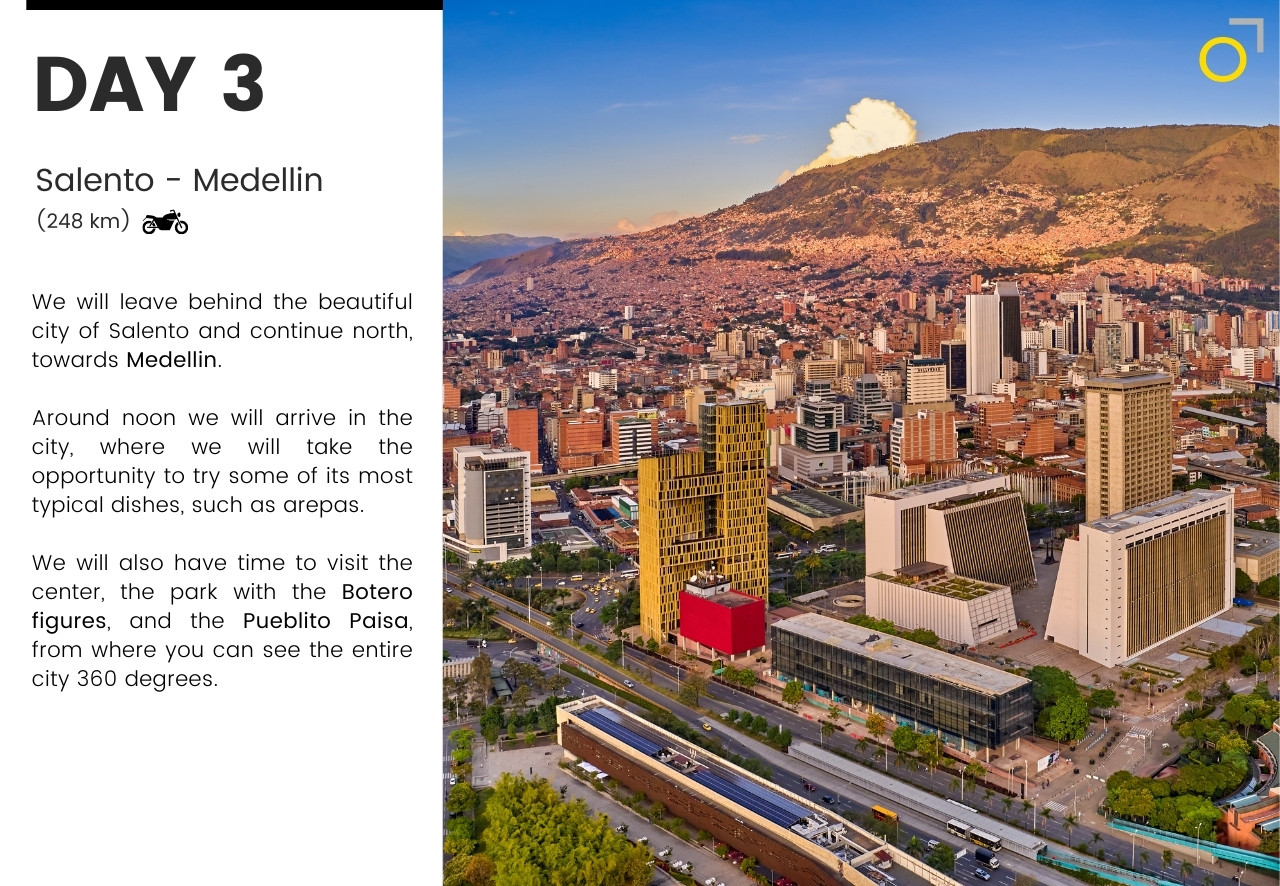 Motorcycle tour colombia salento medellin